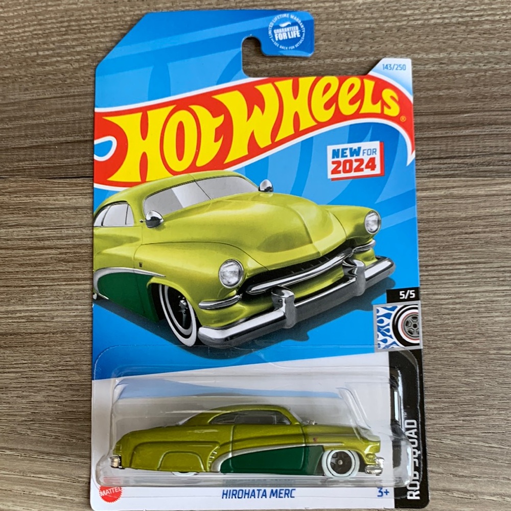 Hot Wheels Hirohata Merc Rod Squad Hotwheels Mercury Car Mainline 2024 Casting 🆕